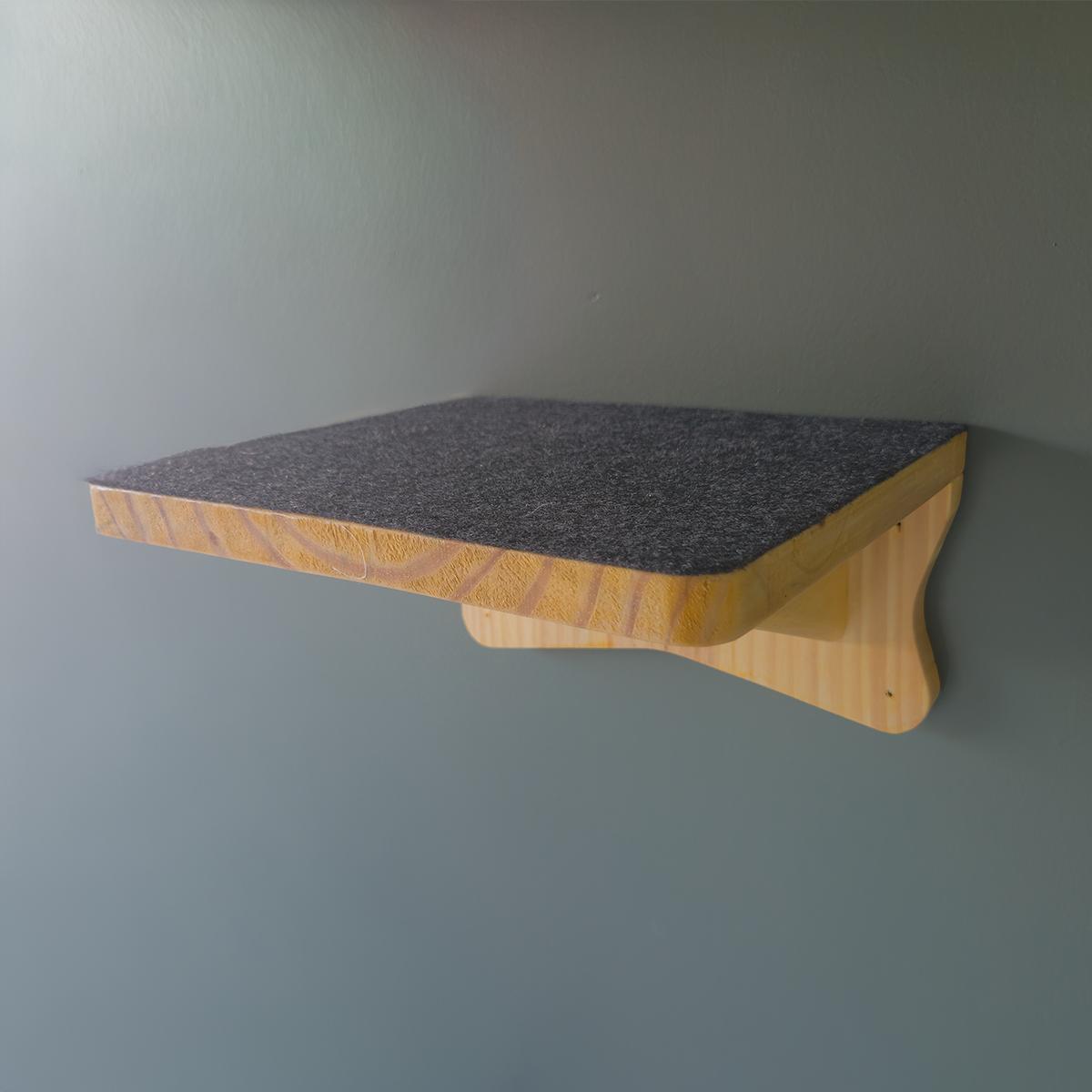 Degrau de parede para gatos em madeira de Pinus Grande