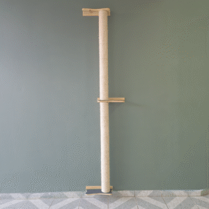 Arranhador Duplo em Madeira de Pinus e Sisal Natural