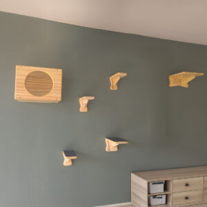 Kit playground para gatos Gatificação sem arranhador - 6 peças